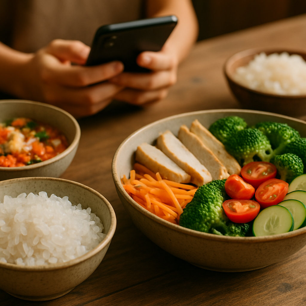 Pemasaran beras porang diet shirataki di media sosial