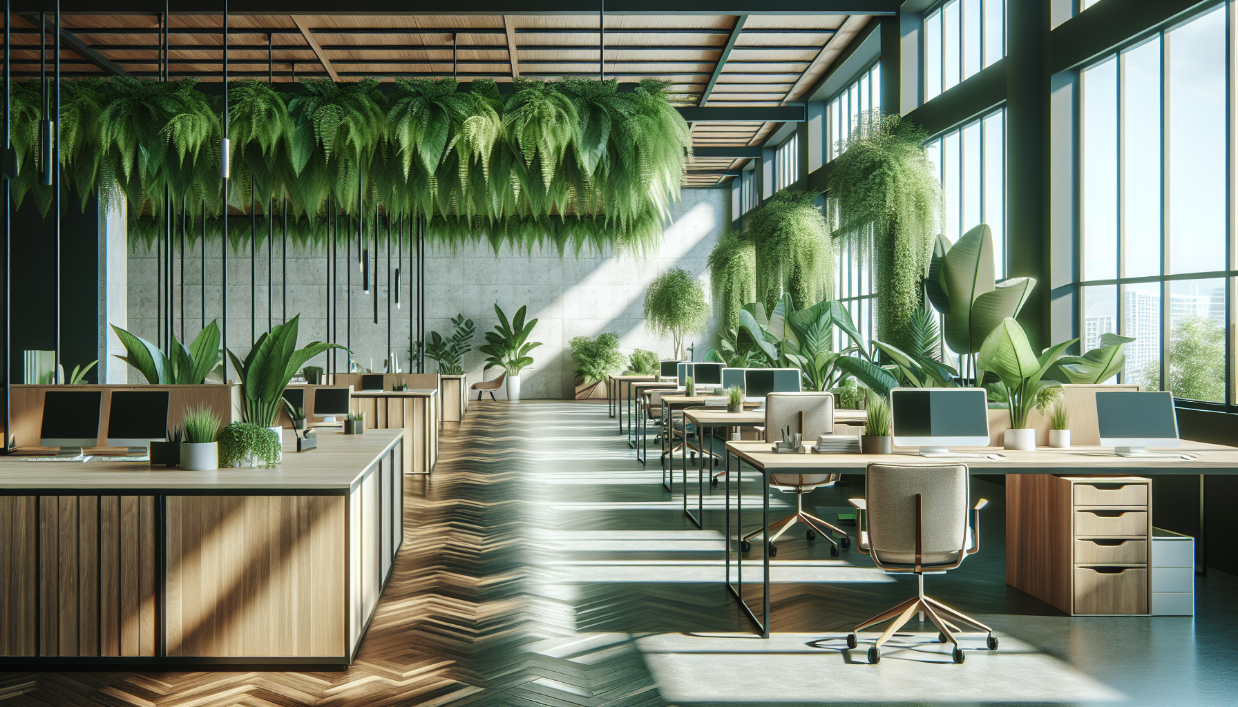 Menerapkan Konsep Desain Biophilic di Ruang Kerja Modern
