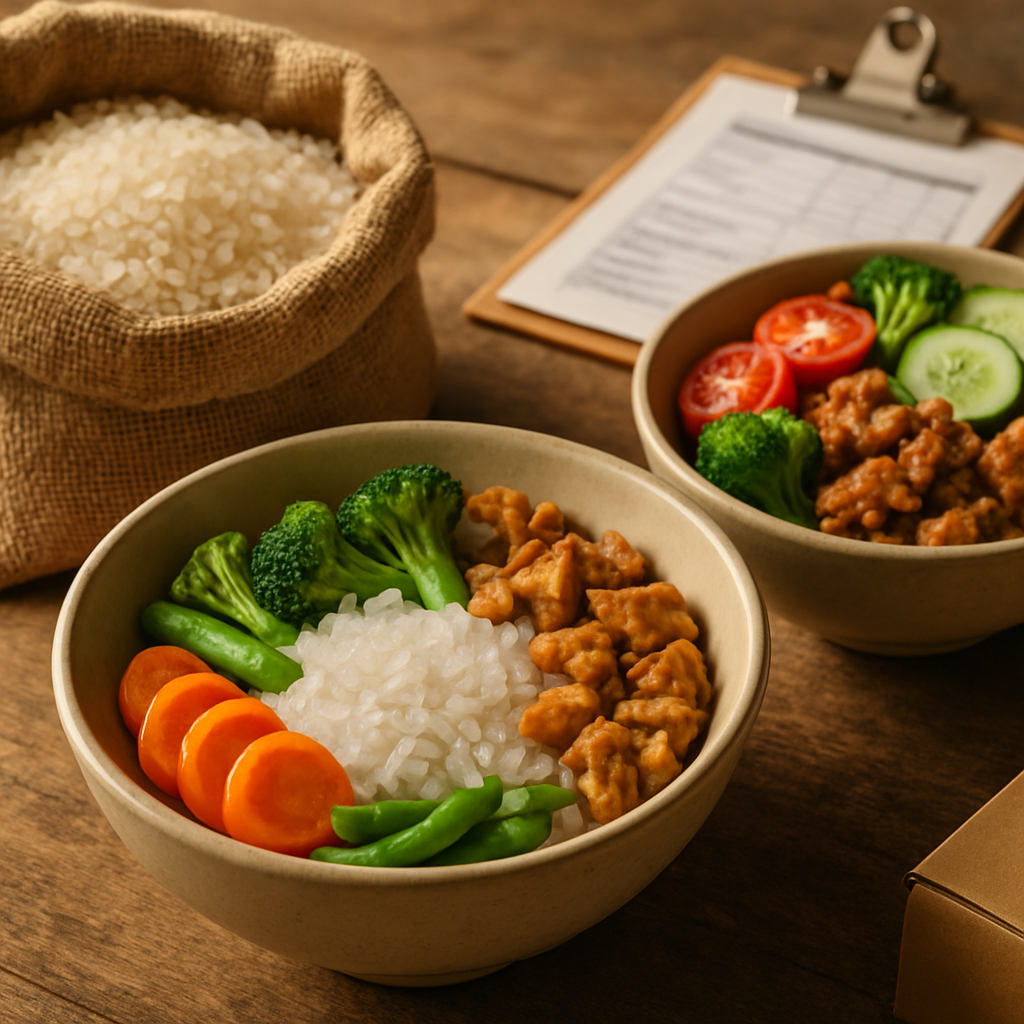 Pengelolaan stok beras porang diet shirataki dengan teknologi