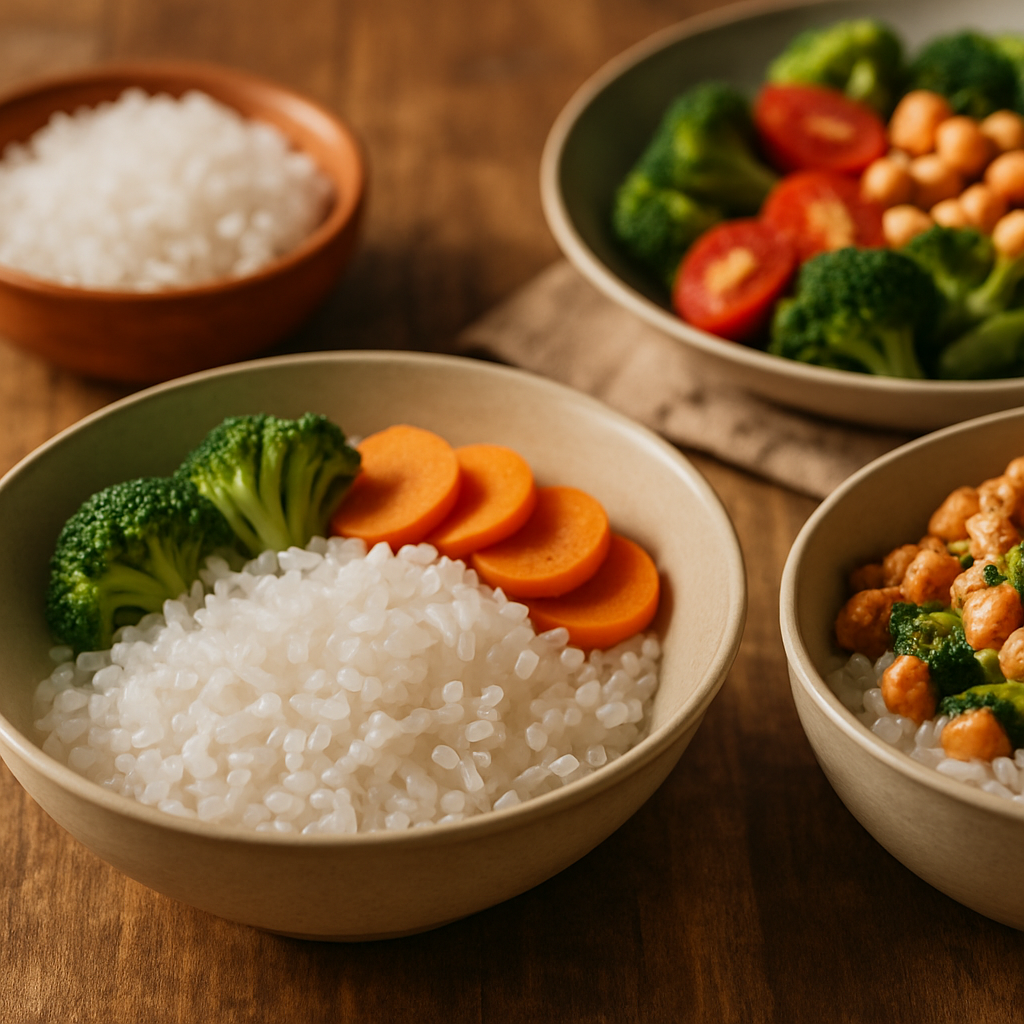 Beras porang diet shirataki dalam hidangan sehat