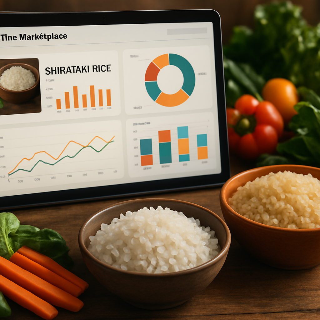 Strategi Penjualan Beras Porang Diet Shirataki di Marketplace