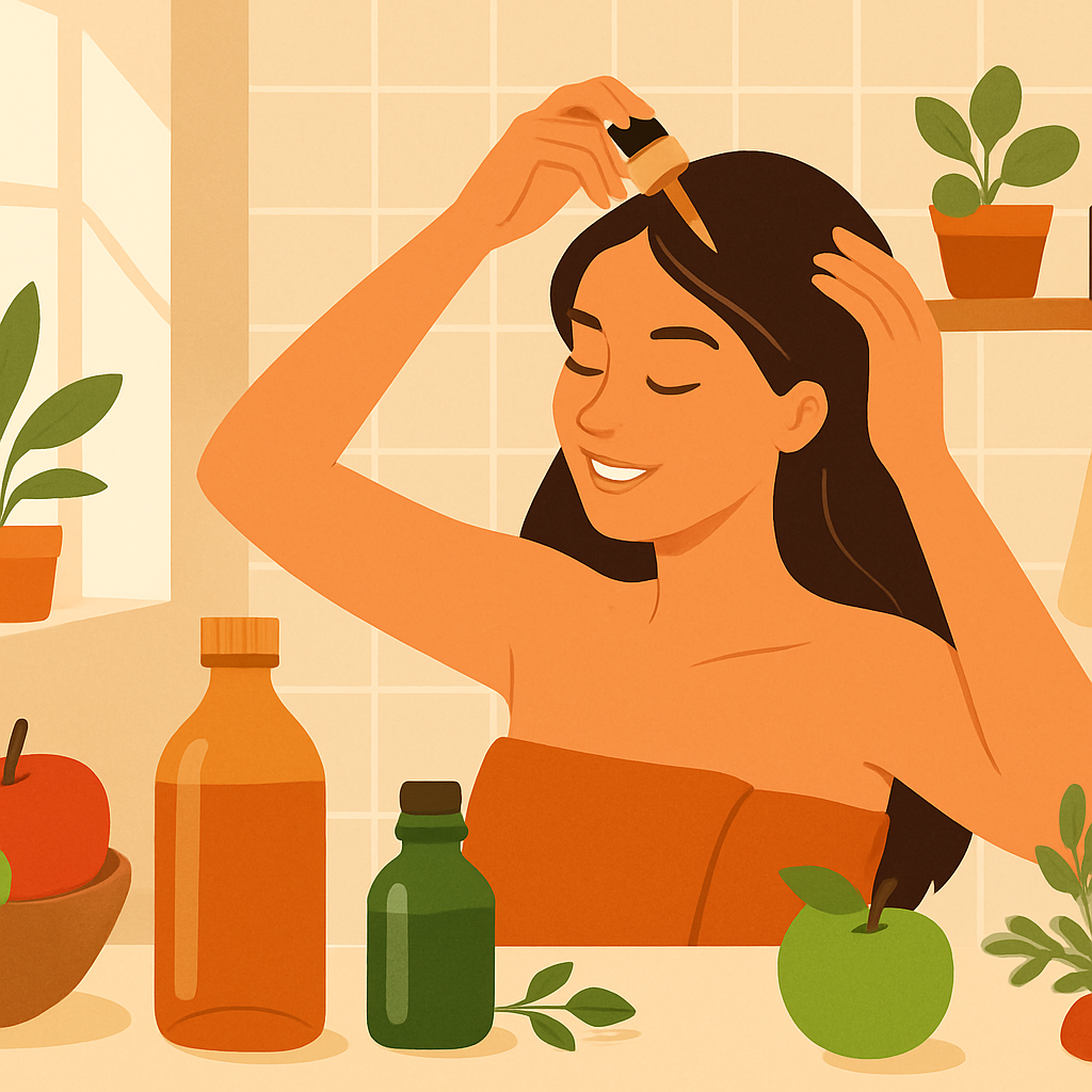 Manfaat Cuka Apel Organik untuk Kesehatan Rambut dan Kulit Kepala