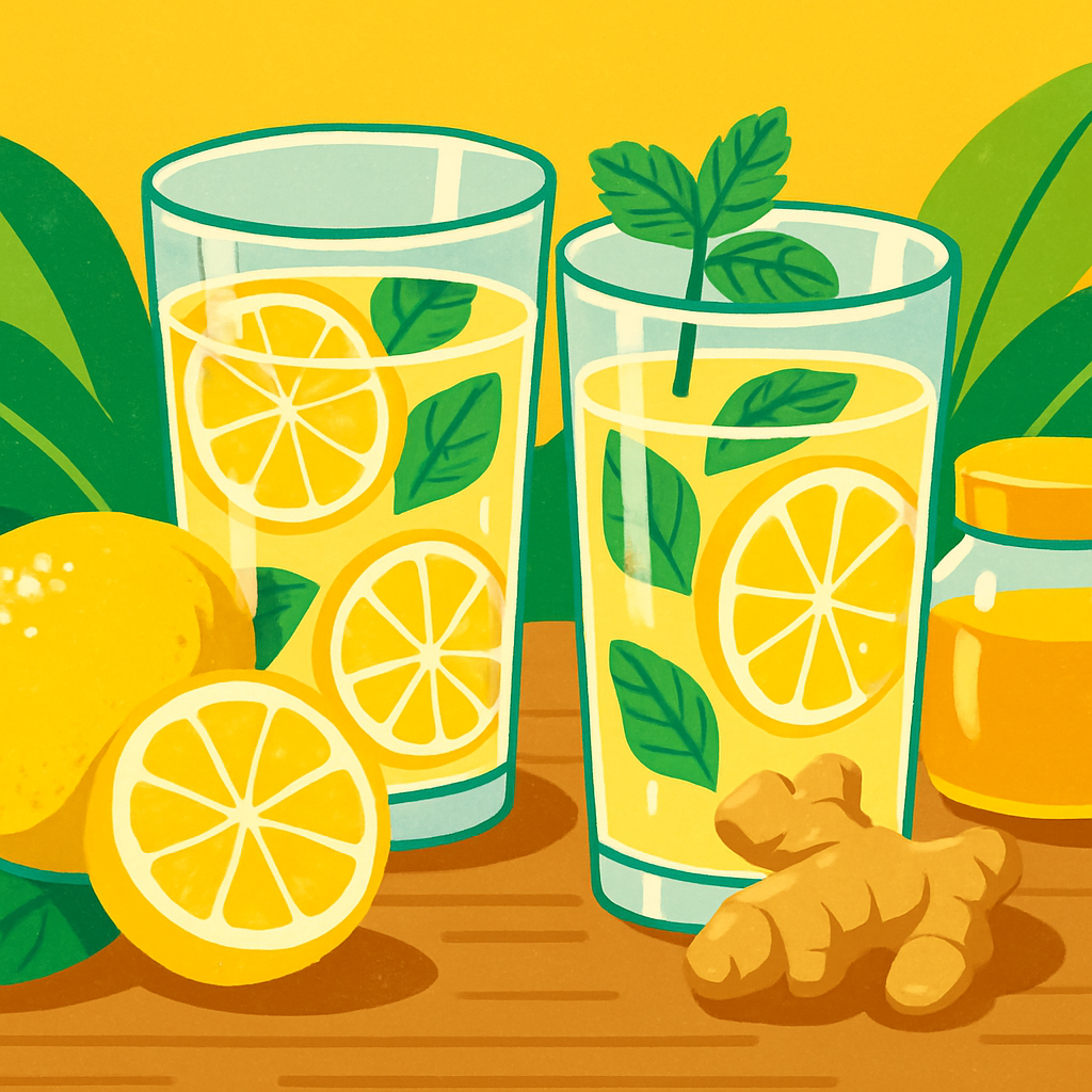 Resep sari lemon murni detox segar untuk dehidrasi